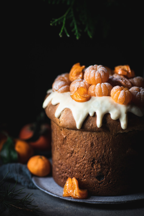 sweetoothgirl: Panettone with Mascarpone Glaze