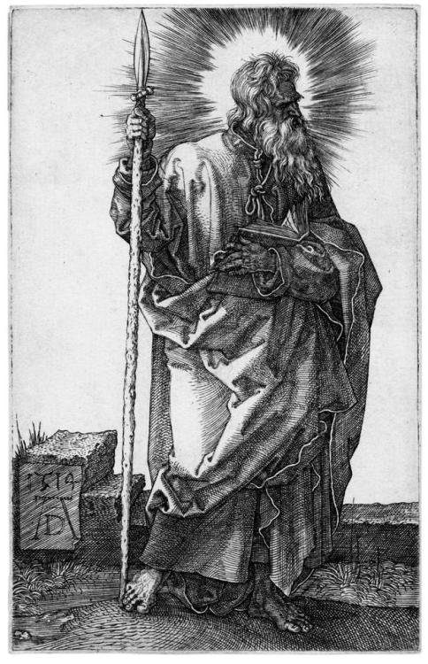 “St. Thomas” by Albrecht Dürer