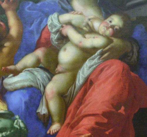 You OK there, baby? Detail: CharityCesare Dandini17th century
