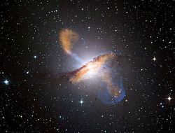 grateful-sounds:  just—space:  Relativistic jets powered by the supermassive blackhole Centaurus A
