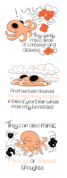 The little brain Octopus ~Patrons can adopt one and get a handlettered digital certificate for thems