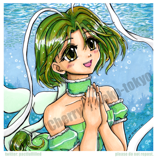  Mew Lettuce from Tokyo Mew Mew! I hope to make a set of mini prints available in the future. In 202