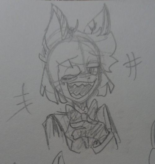 Me While I Was Still Figuring Out How To Draw Alastor :P