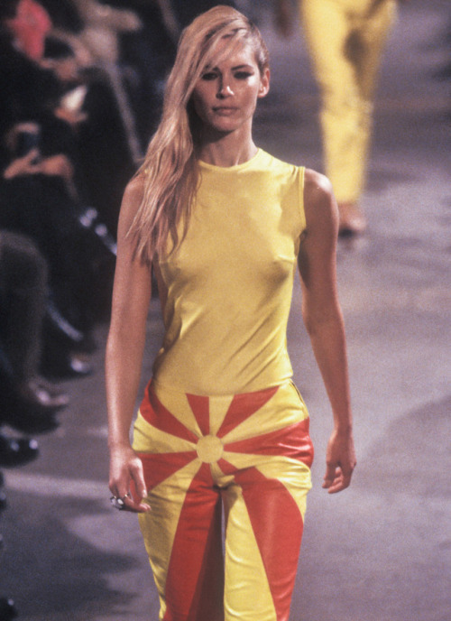 DIRK BIKKEMBERGS SS1997, Milan.model: Valeria Mazza