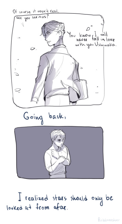 My entry for Haikyuu angst week on twitter Day 1: longing / unrequited love / fake dating