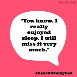 Time for another #hearditinmybed! See more