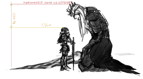 my oc is like 1,86 mand he kinda tallbut then there’s lorian high as skyscaper even on his kneeslike