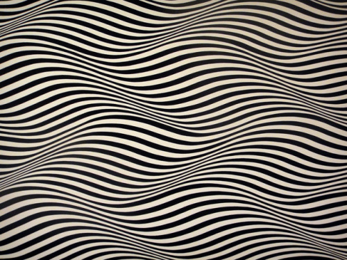 Provocative Current by Julian Stanczak, acrylic on canvas (1965)