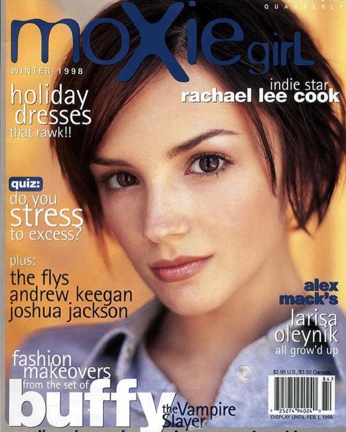 From the Insta account the90spopcornmoviefox, photos from Moxie Girl Magazine, 1998