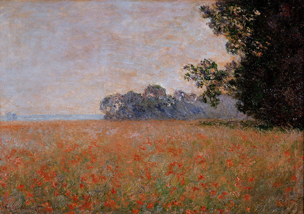 herzogtum-sachsen-weissenfels:Claude Monet (French, 1840-1926), Champ d'avoine aux