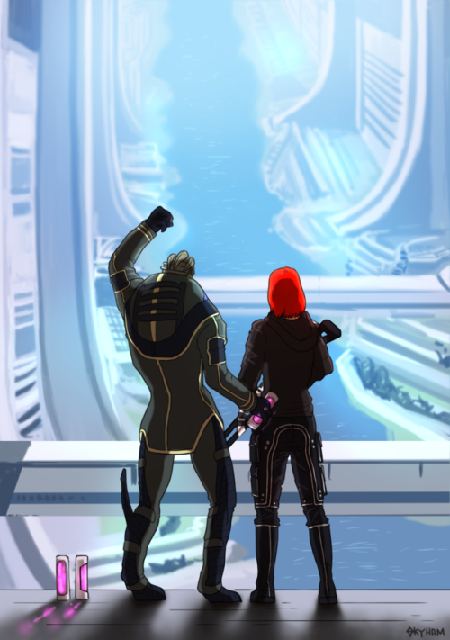 briarfox13:vorchagirl:super-responsible-pancake:skyllianhamster:No Shepard  without Vakarian.An idea