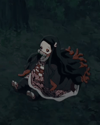 Nezuko Running Gif