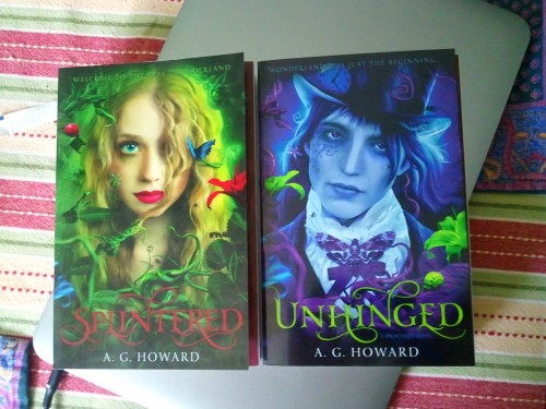 I’ve fallen in love with a new series~ I bought Splintered last year up at the cottage and (sh