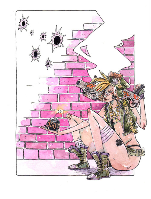morganbeem: A recent Tank girl commission. Had a blast with this one.