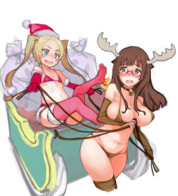 oppai-okami:  hentaibeats:  5 Days Til Christmas!