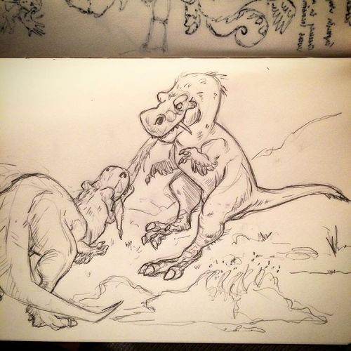 It’s been a while since I’ve drawn you all some dinosaurs. 
