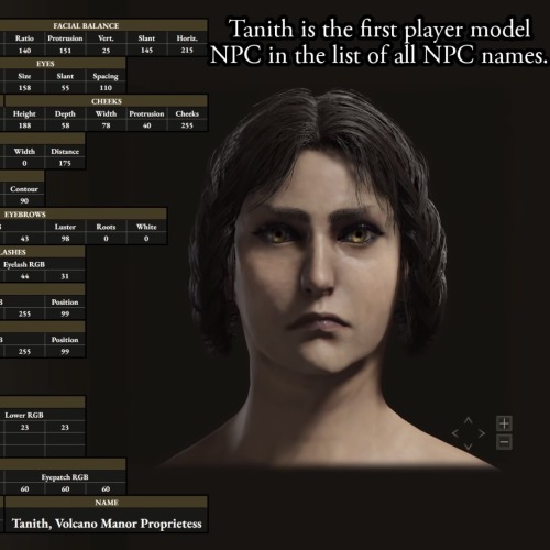 From Zullie The Witchs NPC Face Data Video The Dancer Of Ranah Looks EXACTLY LIKE TANITH
