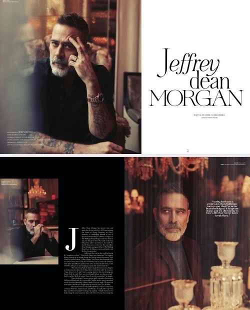 gamingaquarius: integra1127: JEFFREY DEAN MORGAN on the cover of Nobleman magazine H O L Y F U C K I