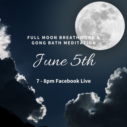 Sound therapy for our Full Moon Meditation is live June 5th Facebook.com/Piyadha at 7pm with a secon