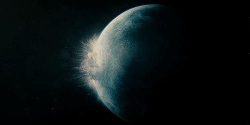 persnicketous: Earth being destroyed by a larger planet in Melancholia 