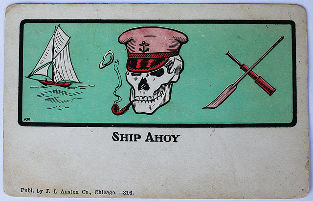 anabsence:
“ (via Old/Antique Skull Postcard | Flickr - Photo Sharing!)
”