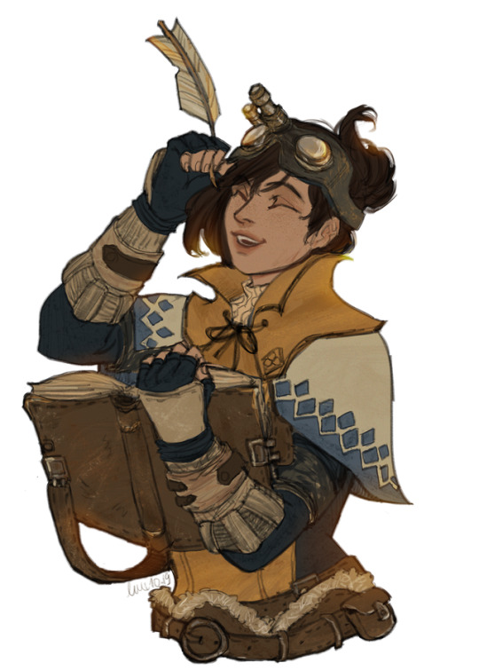 I decided to finish a months long old sketch….