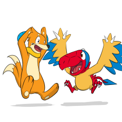 Archen and BuizelI’m having a good time with the new Mystery