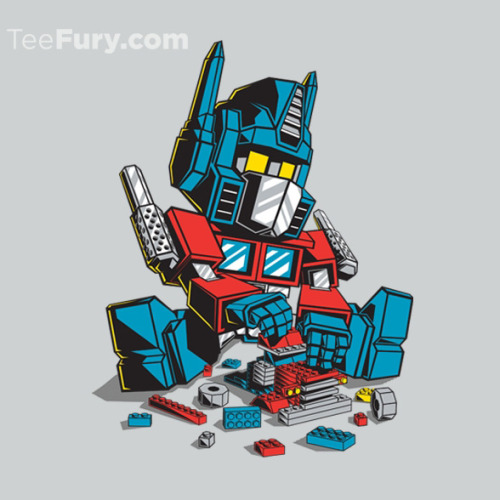 teefury:  Autoblocks by Derin Ciler - August 30th at Teefury    I’m a Decepticons kinda guy and I hate Dorkimus Prime, but this looks cool.