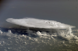 bluecaptions:  Cumulonimbus Cloud over Africa