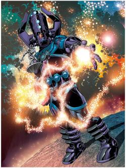batveriasmash:  The Power Cosmic Galactus and the Silver Surfer by Mike Deodato Jr