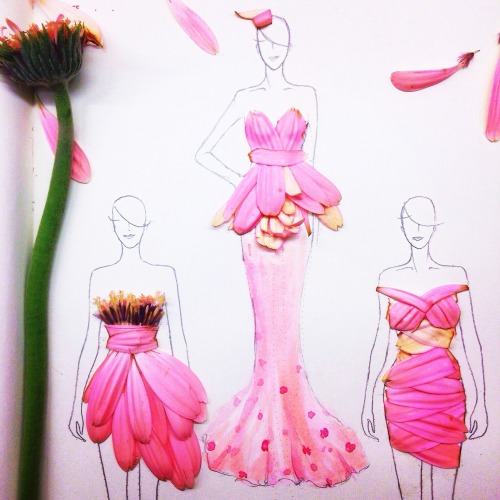 fashionaryhand:  Creative Fashionary sketches by Grace Ciao Grace is a fashion illustrator from Singapore. She draws inspiration from everything around her. Her favourite materials are watercolours and flowers. Here are her amazing Fashionary sketches