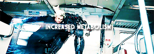 He’s got increased metabolism and improved thermal homeostasis. Her thing is neuroelectric