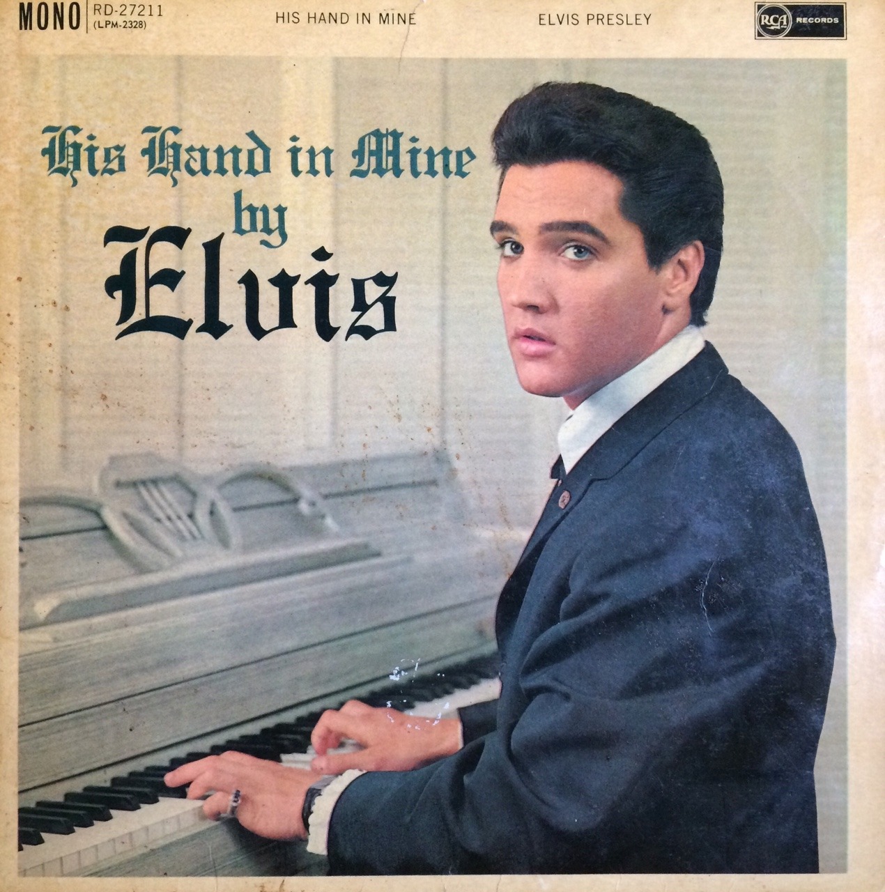 His Hand In Mine, by Elvis Presley (RCA, 1960). From a charity shop in Nottingham.Listen