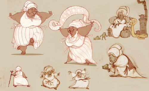 scurviesdisneyblog:Visual development and character designs for The Princess And The Frog by Armand 