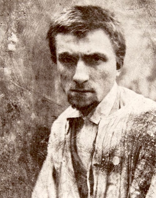 The sculptor Auguste Rodin in 1862, age 22. Photograph by...