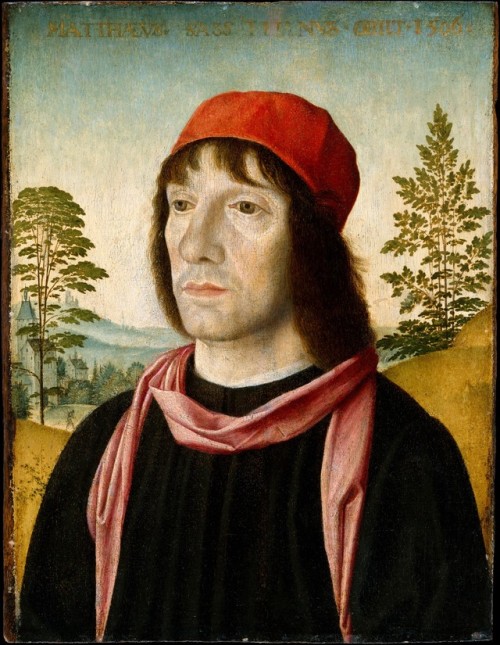 somanyhumanbeings:  Bartolomeo di Paolo del Fattorino, Portrait of a man (c. 1497)