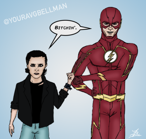 “Bitchin” (Stranger Things x The Flash) by Justin Bellman