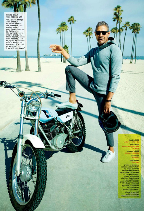 femburton:  Jeff “Vintage Dick” Goldblum in GQ Magazine, September 2014 