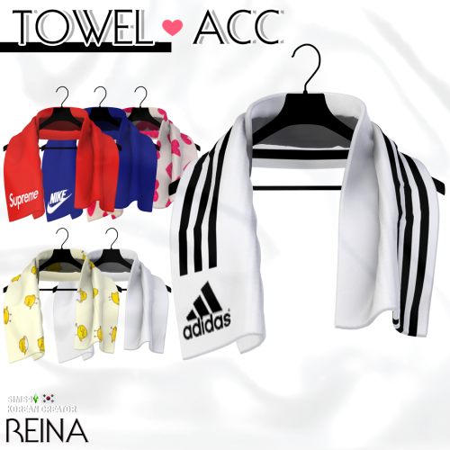 REINA_TS4_F&M_TOWEL ACC✔ TERMS OF USE !* New mesh / All LOD* No Re-colors without permission* Do