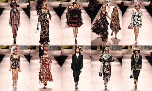 sukhomlinova: Dolce &amp; Gabbana ready-to-wear spring-summer 2019 Milan Fashion Week