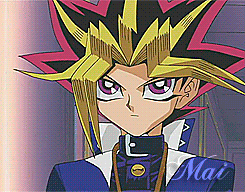hugh9rt0j9h5:  Yami smiling at his friends 