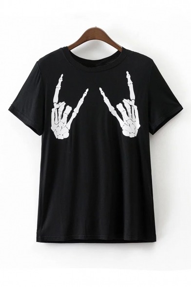 linmymind: Cool Black Tees  I See Dumb People NOT TODAY SATAN GIRLS GIRLS GIRLS  European Style Shark Letter  RICK & MORTY  UFO Pattern  Cute Cat Print  Converse House  Skeleton Hands  MUST BE A WEASLEY Hurry pick one now 