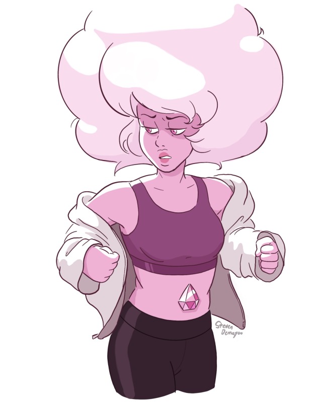 stevendemayoo:  Was very inspired by Rebecca’s recent drawings of the pearls so