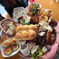 sexymeals:  4505 Burgers &amp; BBQ - Presidential Platter [640x640] [OC]