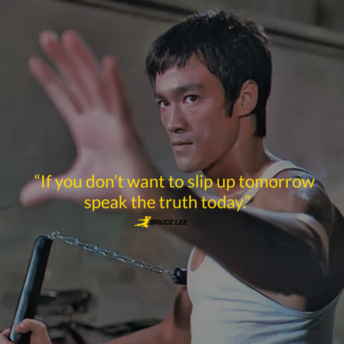 Monday inspiration by Bruce Lee