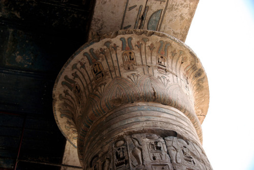 Column At The Mortuary Temple Of Ramesses III 
