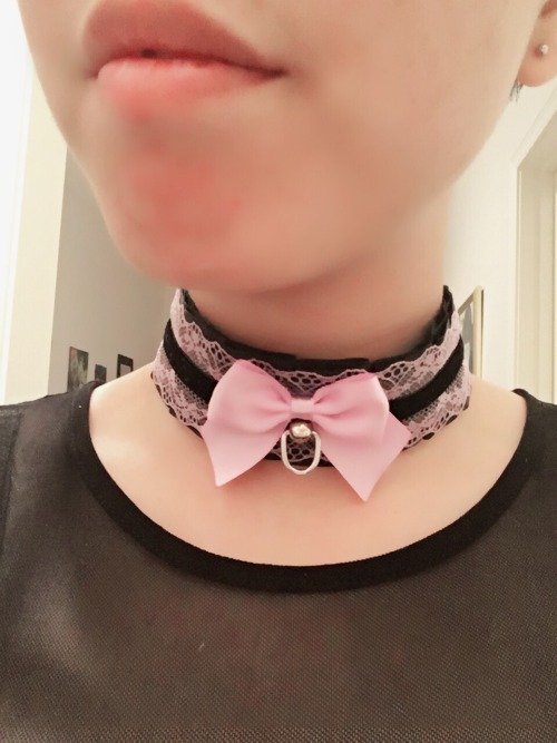 kagepoopoo:  Bought a new dress from H&M that looks great with the collar. @kittensplaypenshop > vo)/ it’s very cute! 