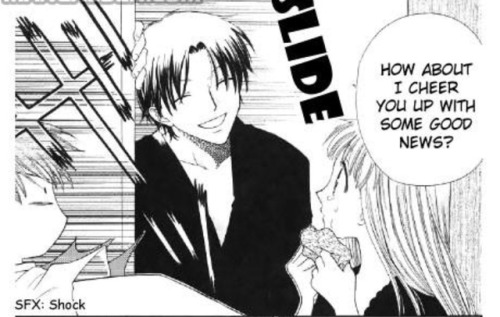 Kyo and tohru getting interrupted