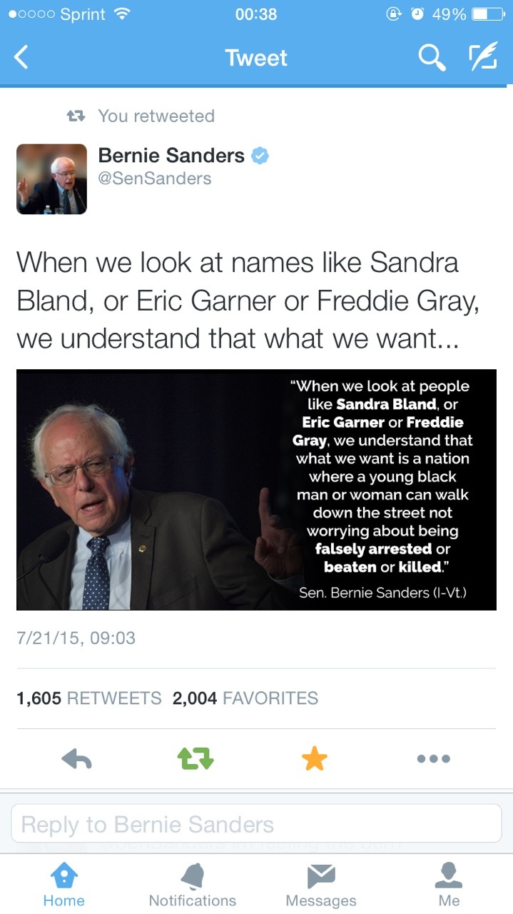 bernie-sanders2016:  reverseracism:  africanrelic:  crazyykenziee:  SHOUT OUT TO