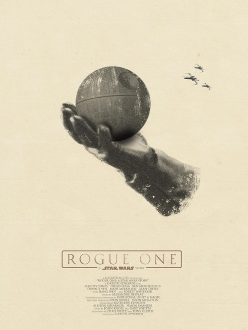 webofstarwars:Fan made Rogue One poster